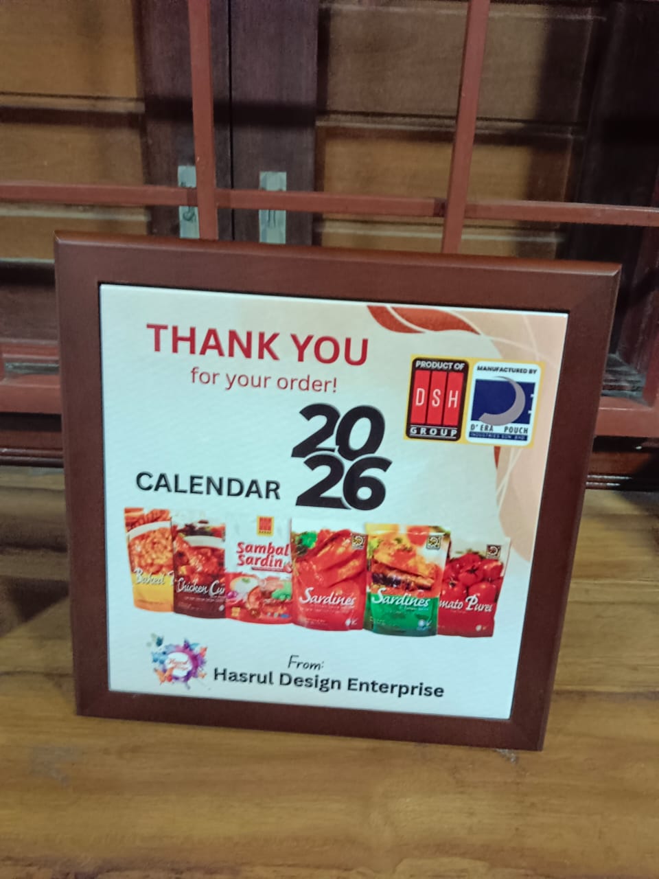 Hadiah penghargaan kalendar untuk DSH Group dan D'Era Pouch